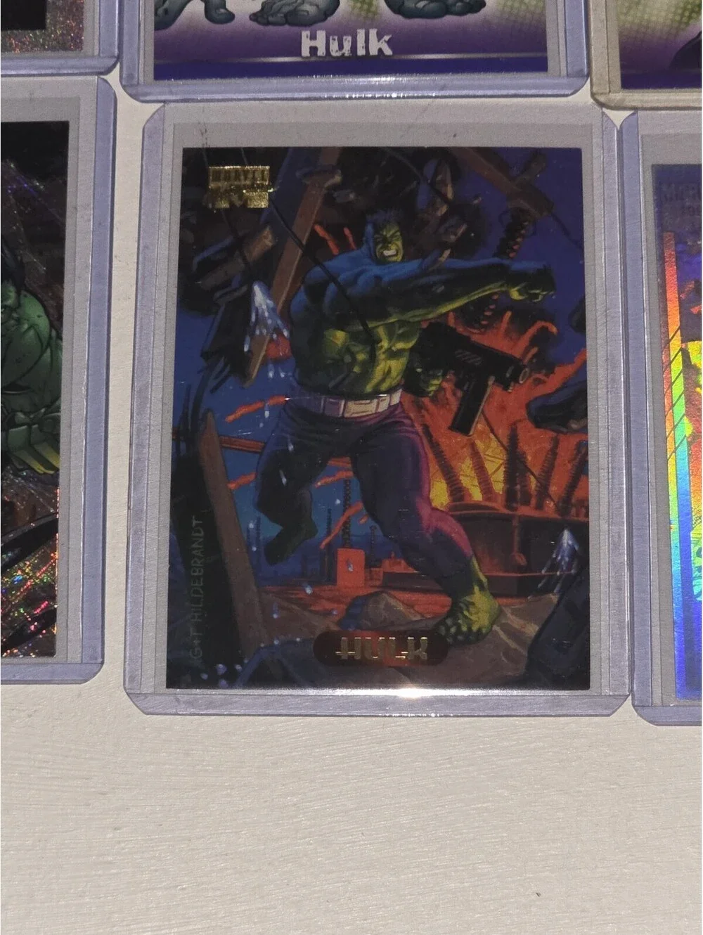 Incredible Hulk Marvel Comics Holo Mr Fix It Legends Masterpieces Card Lot